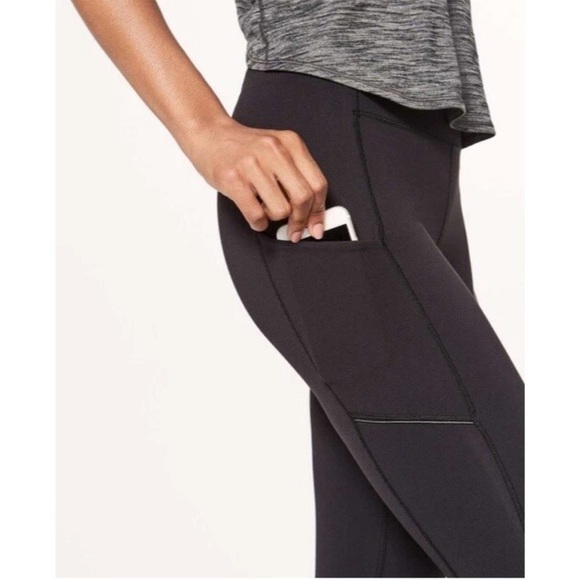 Lululemon Speed Up Tight 28" Full-On Luxtreme, Black Size 4 - Picture 2 of 12